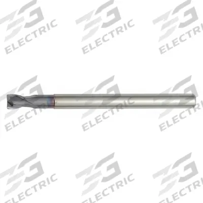 WIDIA HANITA Corner Radius End Mill: Carbide, TiAlN Coated, 3 Flute, 4 mm Mill Dia - Reduced-Neck Carbide Corner-Radius End Mills for Hardened Materials