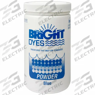 BRIGHT DYES Dye Tracer Powder: Blue, Water Tracing Dye, 3 to 6 min - Tracer Dye Powders