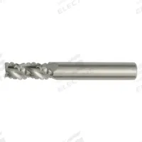 WIDIA HANITA Roughing End Mill: Carbide, TiCN Coated, 3 Flute, 1/2" Mill Dia, 1" LOC, 0.04" Chf (MPN TC4A0R13005)
