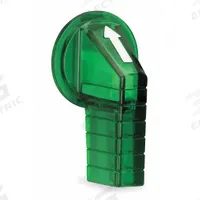SCHNEIDER ELECTRIC Selector Switch Knob: 30 mm Compatible Switch Size, Extended Lever, Green (MPN 9001G24). Key specifications — Compatible Product Type: Selector Switches; Compatible with Series: 9001SK; Brand: SCHNEIDER; Manufacturer Part Number: 9001G24; Compatible Switch Size: 30 mm.