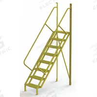 TRI-ARC Configurable Platform Ladder: 10.2 ft Overall Ht, 30 in Overall Wd, 20 in Overall Dp, Steel (MPN UCL5008246). Key specifications — Material: Steel; Color: Yellow; Brand: TRI-ARC.