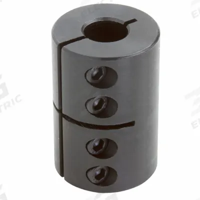 CLIMAX METAL PRODUCTS Rigid Shaft Coupling: 2 1/4 in Bore Dia 1, 2 1/4 in Bore Dia 2, Round - One-Piece Rigid Shaft Couplings