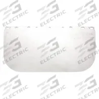 CONDOR Face Shield Visor: 16 in Overall Wd, 8 in Overall Ht, Clear, Uncoated, Dielectric/Reusable (MPN 4EZD2). Key specifications — Material: Polycarbonate; Brand: CONDOR; Compatible Grainger Part Number: 4EZC8.