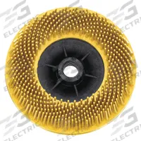 SCOTCH-BRITE Bristle Disc: 4 1/2 in Brush Dia, 5/8"-11 Arbor, Ceramic, P80 Grit (MPN 61500139029). Key specifications — Connector Size: 5/8"-11; Brand: SCOTCH-BRITE.