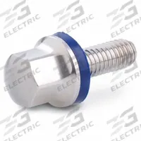 Hygienic Hex Head Screws: Stainless Steel, Fully Threaded, M8, 30 mm Fastener Lg, Grade 316L (MPN 1580-M8-30-MT-H). Key specifications — Brand: JW WINCO; Washer Type: FDA-Approved Pre-Mounted Sealing.