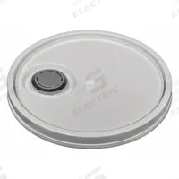 APPROVED VENDOR Pail Lid: Spout, 12 1/4 in Overall Dia, White, Plastic, FDA Compliant, 1H2/Y1.5/30 (MPN ROP2100CVR-WF-WG). Key specifications — attr1265148: 1H2/Y1.5/30; attr1188872: APPROVED VENDOR; attr1265149: Not Rated; attr1188855: 49EN48; attr1188854: Plastic; attr1188856: ROP2135-WP.