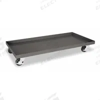 APPROVED VENDOR Cabinet Dolly: 1,000 lb, Gray, 6 in H x 37 in W x 19 in D, 5 in Lowered Ht (MPN 1UFC5). Key specifications — Color: Gray; Caster Wheel Type: Rigid; Caster/Wheel Configuration: (2) Swivel with Brake; Brand: APPROVED VENDOR; Caster Wheel/Tread Material: Polyurethane.
