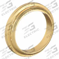 PARKER Compression Fitting Ferrule: 3/8 in OD Size, Compression, Brass (MPN 6BF6-B). Key specifications — Compatible Fitting Brands: Swagelok; Brand: PARKER; Series: A-LOK(R).