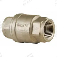 BONOMI Check Valve: Swing, Inline Valve Body, 1/4 in Pipe Size, FNPT x FNPT, 316 Stainless Steel (MPN S800-1/4"). Key specifications — Brand: BONOMI.