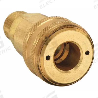 WEATHERHEAD Quick Connect Hose Coupling: 3/8 in Body Size, 3/8 in Hose Fitting Size - Universal Interchange Brass Quick-Connect Air Coupling Bodies
