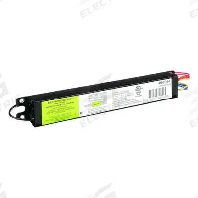 APPROVED VENDOR Fluorescent Ballast: 120 to 277V AC, 1/2 Lamps Supported - Programmed Rapid Start Electronic Fluorescent Ballasts