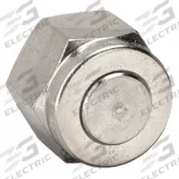 PARKER Compression Fitting Plug: 3/8 in OD Fitting Size, Compression, Stainless Steel (MPN 6BLP6-316). Key specifications — Series: A-LOK(R); Compatible Fitting Brands: Parker; Brand: PARKER.