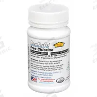 INDUSTRIAL TEST SYSTEMS Test Strips: Free Chlorine, Strip, 50 Tests, Free Chlorine (MPN 480002). Key specifications — Test Form: Strip; Brand: INDUSTRIAL TEST SYSTEMS; Parameter Measurements Included: 0 to 1.2 Chlorine Method B.