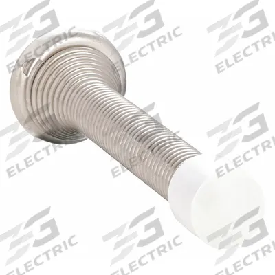APPROVED VENDOR Spring Door Stop: Wall - Mounted, 3 in Lg - Standard Door Stops