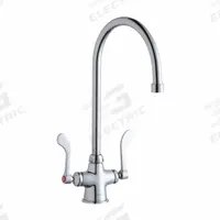 ELKAY Handle-Operated Faucet: Elkay®, Brass, Centerset, Deck, 1 Mounting Holes, 1.5 gpm Flow Rate (MPN LK500GN08T4). Key specifications — Series: Elkay®; Brand: ELKAY.