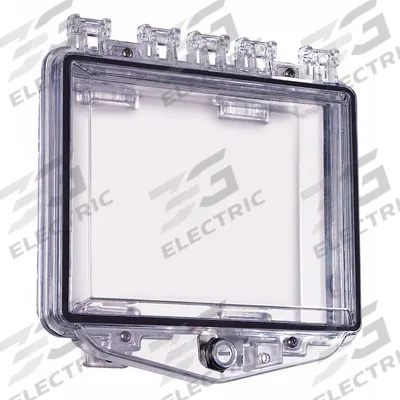 SAFETY TECHNOLOGY INTERNATIONAL Enclosure: Polycarbonate, 5 15/16 in Overall Dp - Covers for Alarms & Wall Fixtures
