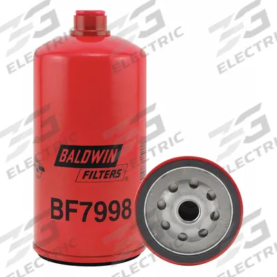 BALDWIN FILTERS Fuel Filter: Spin-On, 3 1/16 in Outside Dia, M16-1.50 Thread Size - Spin-On Fuel Filters