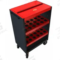 HUOT Tool Holder Cart: For CAPTO (C5) Taper, 48 Compartments (MPN 14985). Key specifications — attr1032789: HUOT; attr1033924: 14985; attr1070348: 48.