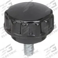 DAVIES Hand Knob: Fluted, Thermoset, #10-32 Thread, 15 mm Thread Lg, 0.88 in Dia (MPN 2965FC). Key specifications — Brand: DAVIES.