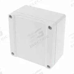HAMMOND Enclosure: Polycarbonate, 4 in x 4 in x 2 in, NEMA 12/13/4/4X/6/6P, Screw On, Solid Cover (MPN 1555L2GY). Key specifications — Brand: HAMMOND; Closure Method: Screws; Knockouts: Not Included.