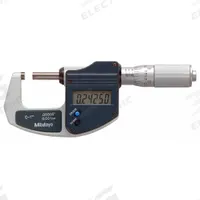 MITUTOYO Digital Outside Micrometer: 0 in to 1 in /25.4 mm to 50.8 mm, Inch/Metric, IP65 (MPN 293-832-32CAL). Key specifications — attr1182744: 0.00005 in/0.001 mm; attr1182776: IP65; attr1182741: MITUTOYO; attr1182743: +/- 0.00005 in; attr1182759: Yes.