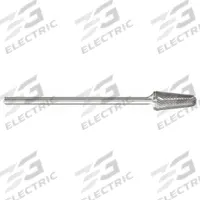 APPROVED VENDOR Carbide Bur: Ball-Nosed Cone, SL-3L6, Single Cut, 3/8" x 1 1/16" Head, 1/4" Shank (MPN 310-002626). Key specifications — Trade Number: SL-3L6; Brand: APPROVED VENDOR.