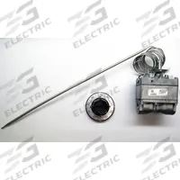 Gas Thermostat: LP/Natural Gas, 150°F to 550°F, 72 in Capillary, 3/8" Pipe, 3/16 in Bulb Dia (MPN 4200-018). Key specifications — Product Type: Gas Thermostat; Compatible with Brand: Hobart; Manufacturer Part Number: 4200-018; For Fuel Type: LP; OEM Replacement Part Number: FDO-3-04-72; Dial Range: 150 to 550; Gas Connection: 3/8" Pipe; Brand: ROBERTSHAW.