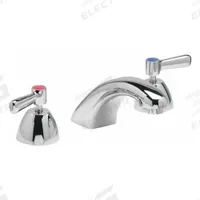 ZURN Low Arc Bathroom Faucet: AquaSpec®, Brass, Chrome Finish, 2.2 gpm Flow Rate, Widespread, Arc (MPN Z831R1-XL). Key specifications — Includes: Mounting Hardware; Brand: ZURN; Series: AquaSpec®.