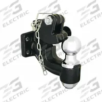 BUYERS PRODUCTS Ball Hitch: 2 5/16 in Hitch Mount, 20,000 lb Gross Trailer Wt Capacity, Steel (MPN 10057). Key specifications — Material: Steel; Finish: Powder Coated; Brand: BUYERS PRODUCTS.