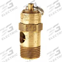 CONRADER Safety Valve: Soft Seat, 3/8 in (M)NPT Inlet (In.), 3/8 in (F)NPT Outlet (In.), Brass (MPN SRV250-38-275 SST). Key specifications — attr291993: Soft Seat; attr291998: Brass; attr292007: Silicone; attr292009: Brass; attr294753: CONRADER.