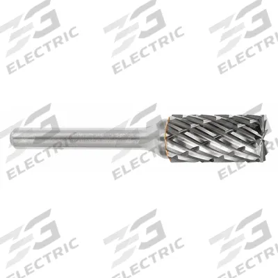 SGS PRO Carbide Bur: Cylinder with End Cut, SB-2, Steel Cut, 5/16" x 3/4" Head - Steel-Cut End-Cut Cylinder Burs