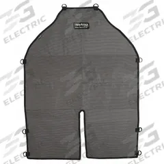HEXARMOR Split Leg Apron: ANSI/ISEA Cut Level A7, SuperFabric®, Strap, Split Leg Apron, Strap (MPN AP361). Key specifications — Brand: HEXARMOR; Features: Heavy Duty (Double Layer); ANSI/ISEA Cut Level: A7; Color: Gray/Black; Neck Closure: Strap; Waist Closure: Strap.