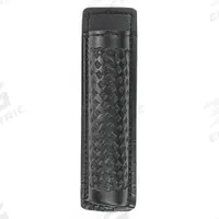 HEROS PRIDE Baton Holder: Black, Synthetic Leather, Basket Weave, 7 3/4 in x 2 1/4 in, Open Closure (MPN 1479W). Key specifications — attr188437: Black; attr188438: Synthetic Leather; attr188431: Flashlight Pouch.