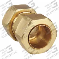 PARKER Compression Fitting Union: 7/8 in OD x 7/8 in OD Fitting Size, Brass, 10 PK (MPN 62CA-14). Key specifications — Brand: PARKER.