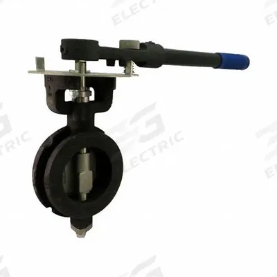 MILWAUKEE VALVE Butterfly Valve: For Water Media, 3 in Pipe Size, Wafer - Carbon Steel High-Performance Butterfly Valves