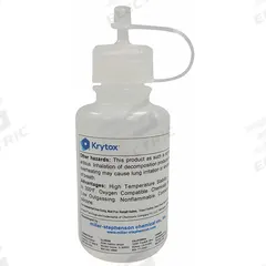 KRYTOX Vacuum Pump Lubricant: 4 fl oz, Dropper Bottle, 2 SAE Grade, 15 ISO Viscosity Grade (MPN 1514). Key specifications — attr71764: Yes; attr59269: 15; attr59266: Dropper Bottle; attr59275: 2; attr59279: 60.