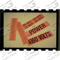 STRANCO INC Conduit and Voltage Marker: 9 in Label Wd, 2 1/4 in Label Ht, 1 5/8 in Character Ht (MPN CVA-2009-PK). Key specifications — Brand: STRANCO INC.