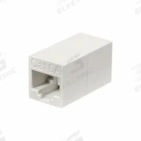 MONOPRICE Inline Coupler: Inline Coupler RJ45, 6A Cable Category, Std, Each Pack Size, 1 (MPN 15697). Key specifications — Brand: MONOPRICE; Color: White; Compatible Cable Shape: Round; _Pack Size: Each.