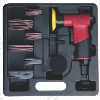CHICAGO PNEUMATIC Air Orbital Sander: 3 in Disc, Hook and Loop, 3/32 in Orbit, Non-Vacuum, 17 cfm (MPN CP7200S). Key specifications — attr1320213: CHICAGO PNEUMATIC.