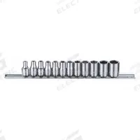 WESTWARD Socket Set: 1/4 in Drive, 12 Piece, 6-Point, Metric, 3.5 mm to 12 mm (MPN 53PN29). Key specifications — attr1224269: 1/4 in; attr1204685: Tether Ready; attr1204650: 3.5 mm to 12 mm; attr1204673: Socket Bits Not Included; attr1204688: WESTWARD; attr1206170: Standard Sockets.