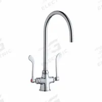 ELKAY Handle-Operated Faucet: Elkay®, Brass, Centerset, Deck, 1 Mounting Holes, 1.5 gpm Flow Rate (MPN LK500LGN08T6). Key specifications — Series: Elkay®; Brand: ELKAY.