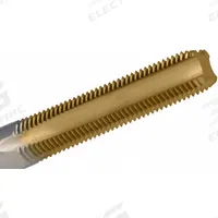 CLEVELAND Straight Flute Hand Tap: 1/4"-28 UNF, H2 / 2B, 4 Flute, Bottoming Chamfer (MPN C83954)