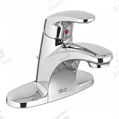 AMERICAN STANDARD Mid Arc Bathroom Faucet: Colony Pro, Metal, Chrome Finish, 1.2 gpm Flow Rate, Arc (MPN 7075002.002). Key specifications — Includes: Drain; Brand: AMERICAN STANDARD; Series: Colony Pro.