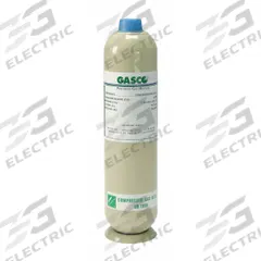 GASCO Calibration Gas: Nitrogen, Disposable, +/-5% Accuracy, CO/O2, Calibration Gas, Calibration Gas (MPN 103L-399-B). Key specifications — For Use With: All OEM Gas Detectors; Background Gas: Nitrogen; Brand: GASCO; Gas Mixture: Oxygen 9%; Reusability: Disposable.