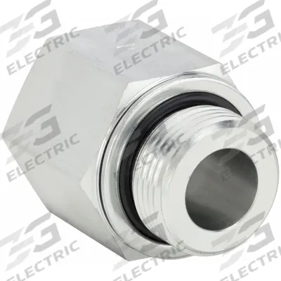 PARKER Metal Pipe Straight: Straight, Steel, 1/2 in x 1/2 in - Hydraulic Threaded Extreme-Pressure Pipe Fittings