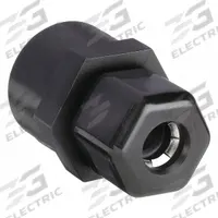 PARKER Compression Fitting Adapter: 5/8 in OD x 1/2 in Pipe Size, Compression x FNPTF, Polypropylene (MPN P10FC8). Key specifications — Standards: FDA Approved; Brand: PARKER.
