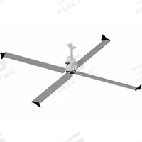 SKYBLADE Ceiling Fan: 29,942 cfm Airflow, 7 ft Blade Dia, Variable Speeds, 460V AC, Three Phase (MPN G420-0721-446-3). Key specifications — Voltage: 460V AC; Light Kit: No; Series: G420; Number of Speeds: Variable; Phase: Three; Current: 1.2 A; Brand: SKYBLADE.
