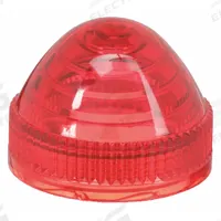 SCHNEIDER ELECTRIC Pilot Light Lens: 30 mm Panel Mounting Hole Dia, Red, Domed, 9001K/9001SK (MPN 9001R9). Key specifications — Brand: SCHNEIDER; Compatible with Series: 9001K; Lens Material: Plastic.