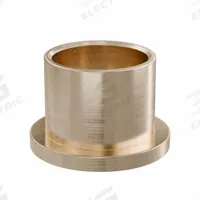 Flanged Sleeve Bearing: Bronze, SAE 841, 3/4 in Bore, 7/8 in OD, 3/4 in Lg, -35°F to 300°F, 10 PK (MPN FF854-02B). Key specifications — System of Measurement: Inch; Material Grade: SAE 841; Flange Type: Flanged; Brand: OILITE.
