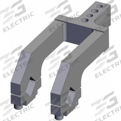 SMC Cylinder Arm: Mfr Part # CKZT40-A015CS, Fits 40 mm Bore Dia, CKZT - Accessories for Compact Power Clamp Cylinders